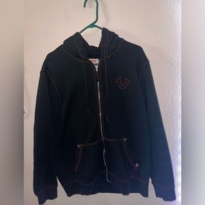 True Religion Big T Zip Hoodie